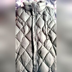 XLarge Eddie Bauer Green Goose Down Quilted Puffer Vest